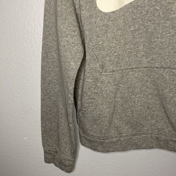 Gray Nike Kangaroo Pouch Hoodie Size Large Kids Unisex - Picture 7 of 10